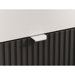 Komoda Torino 06 grafit/biały/dąb castello ML Meble Komoda Torino 06 grafit/biały/dąb castello ML Meble