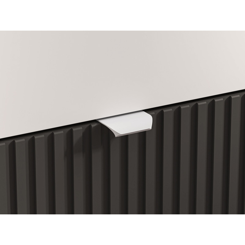 Komoda Torino 06 grafit/biały/dąb castello ML Meble