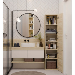 Słupek Łazienkowy Sara S43 Sonoma