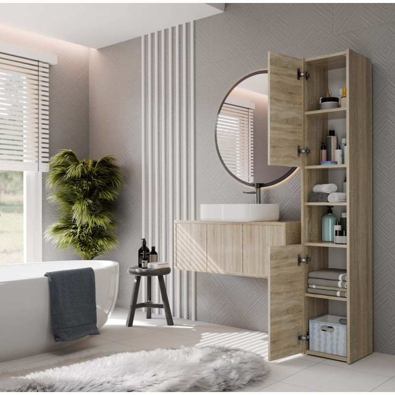 Słupek Łazienkowy Sara S30 Sonoma