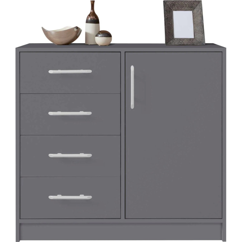 Kompaktowa komoda z szufladami Smart SRK2 antracyt