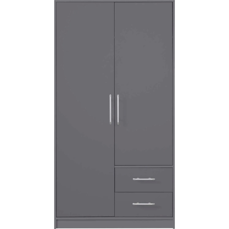 Dwudrzwiowa szafa z kolekcji Smart SR3 antracyt