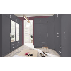 Nadstawka jednodrzwiowa do szafy z kolekcji Smart SRN5 antracyt Nadstawka jednodrzwiowa do szafy z kolekcji Smart SRN5 antracyt