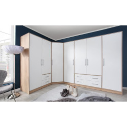 Łóżko 160x200 z pojemnikiem z kolekcji Smart SR6 dab