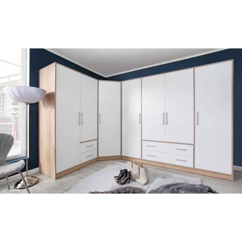 Łóżko 160x200 z pojemnikiem z kolekcji Smart SR6 dab