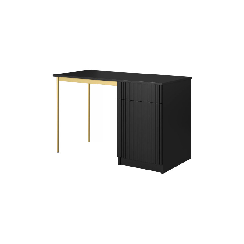 Biurko Nicole 120 Meble Bogart czarne