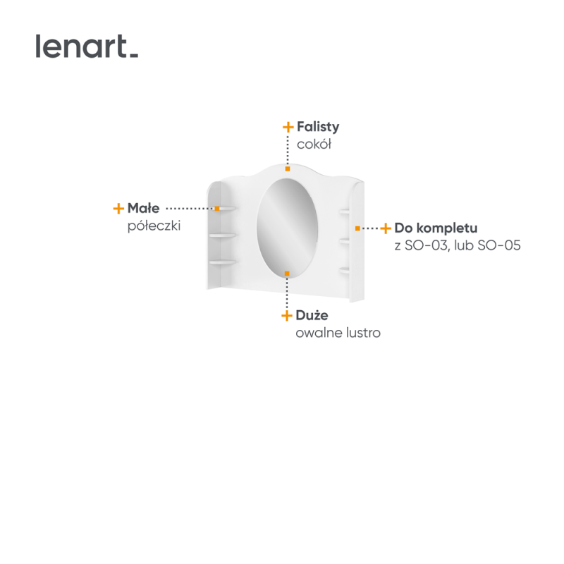 Toaletka Story Lenart Kolekcja Story
