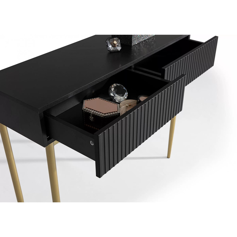 Toaletka Nicole Meble Bogart czarna