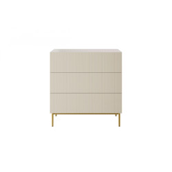 Komoda Nicole 100 z szufladami Meble Bogart kaszmir