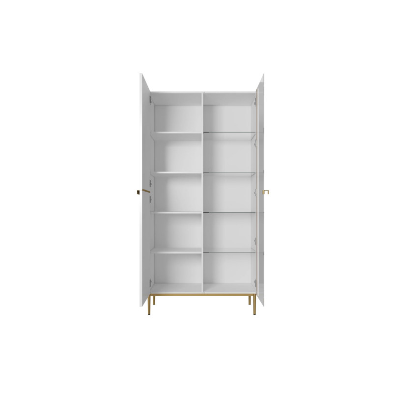 Witryna 100 Nicole Meble Bogart biała