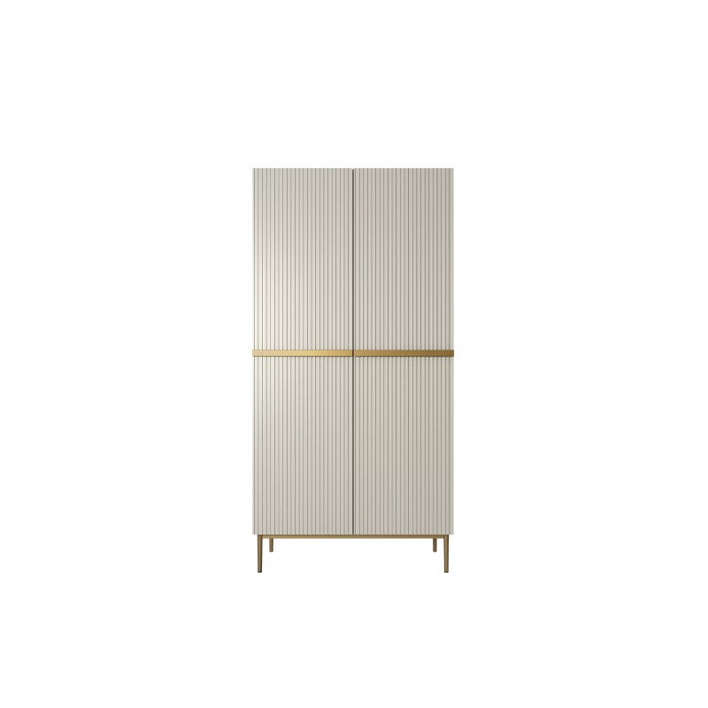 Szafa Nicole 100 z szufladami i półkami na wysokich nogach