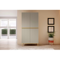 Szafa Nicole 100 z szufladami i półkami na wysokich nogach