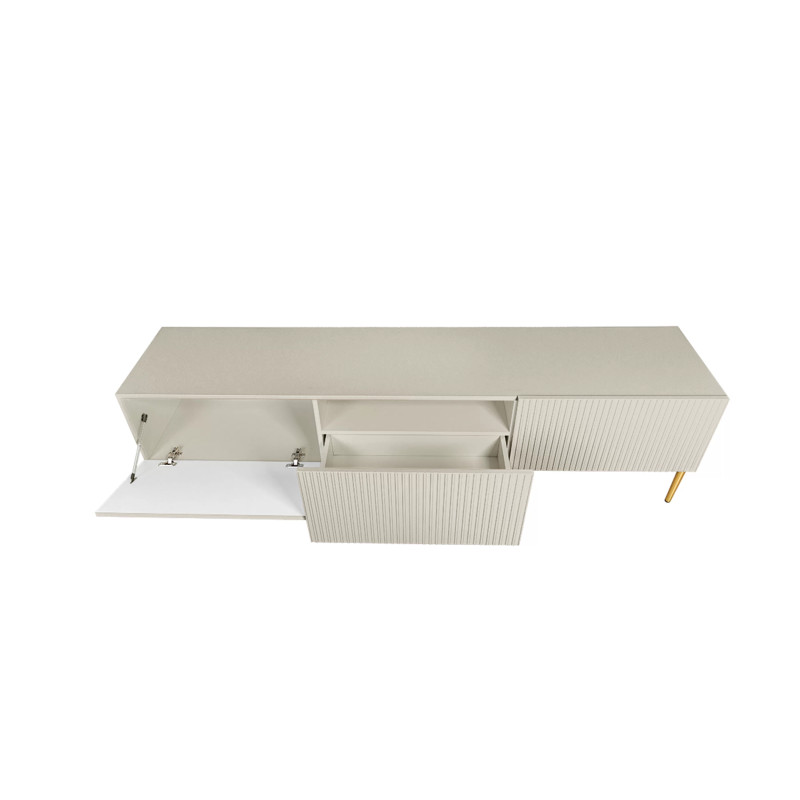 Zamknięta szafka RTV Nicole 200 Meble Bogart kaszmir