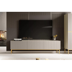 Zamknięta szafka RTV Nicole 200 Meble Bogart kaszmir