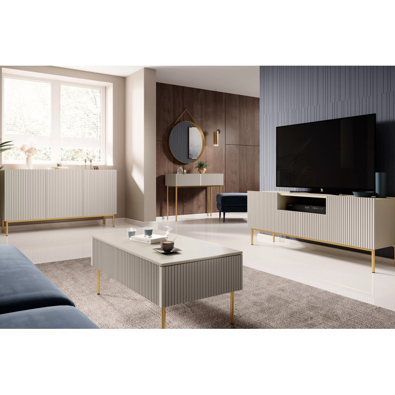 Biurko Nicole 100 z szufladami Meble Bogart kaszmir