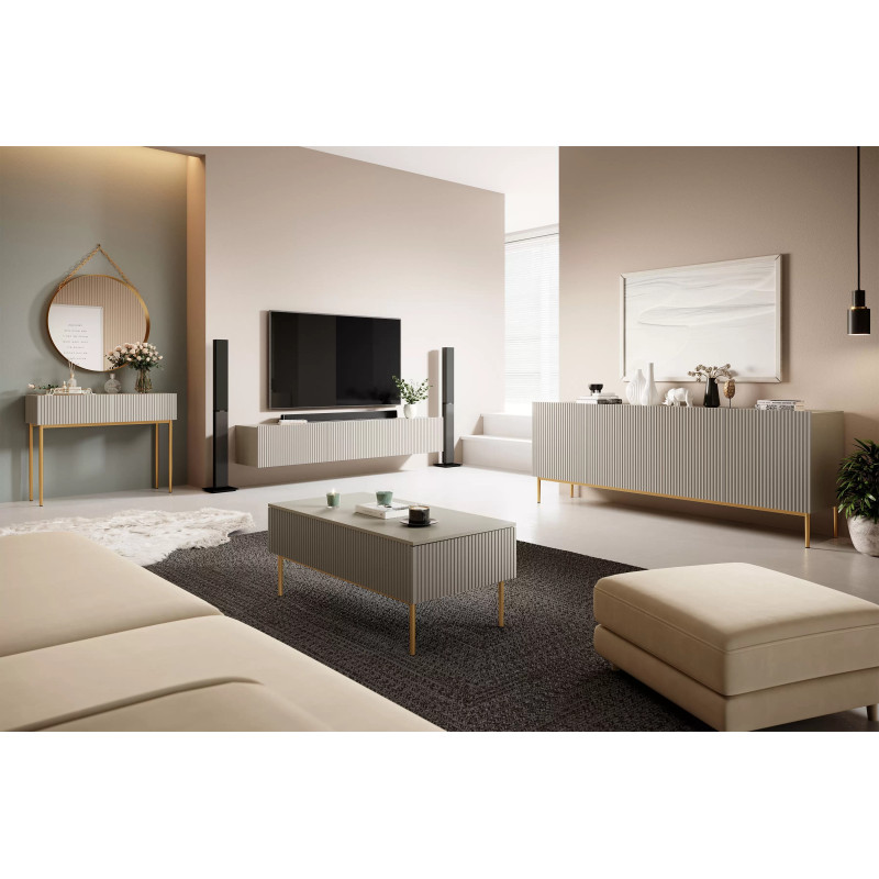 Biurko Nicole 100 z szufladami Meble Bogart kaszmir