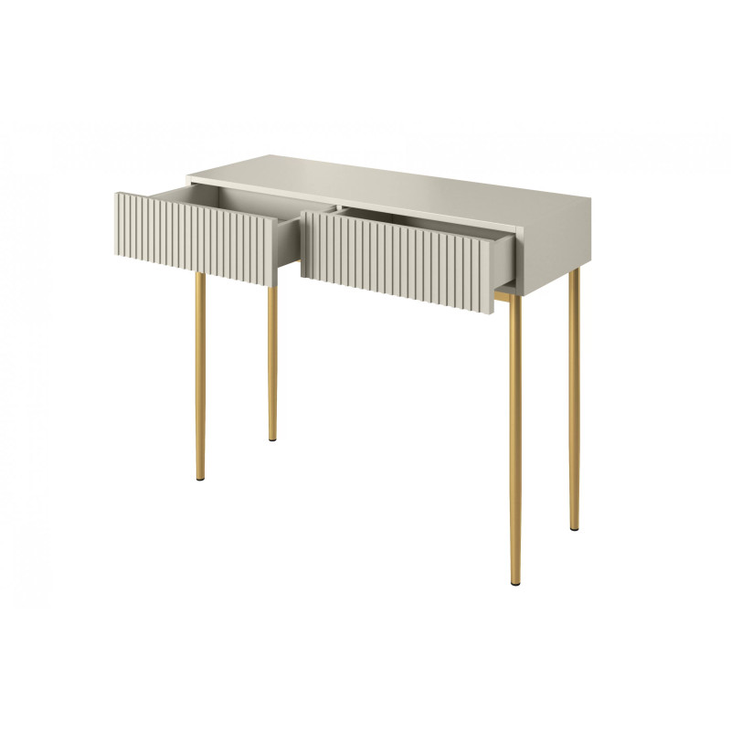 Biurko Nicole 100 z szufladami Meble Bogart kaszmir