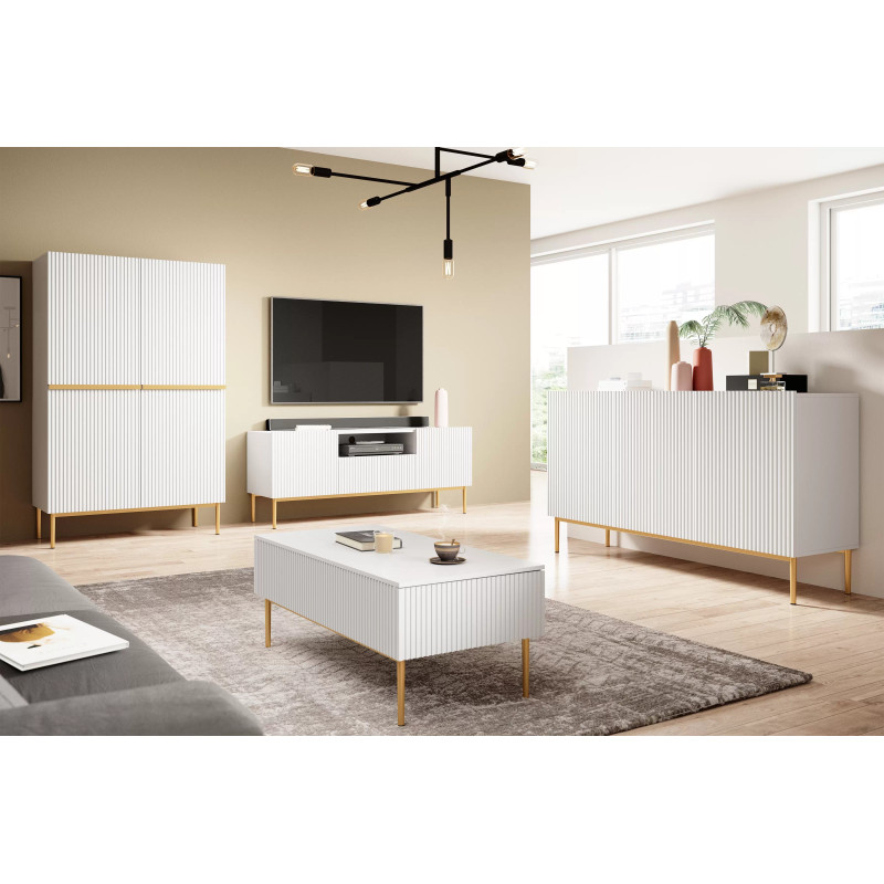 Stolik kawowy Nicole Meble Bogart biały