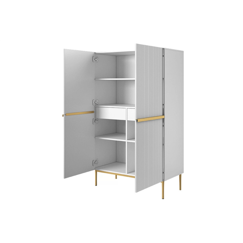 Kredens z szufladami Nicole Meble Bogart biały