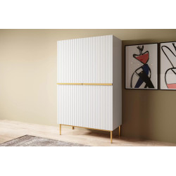 Kredens z szufladami Nicole Meble Bogart biały