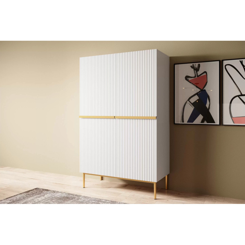 Kredens z szufladami Nicole Meble Bogart biały