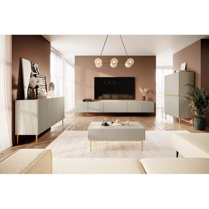 Kredens z szufladami Nicole Meble Bogart kaszmir