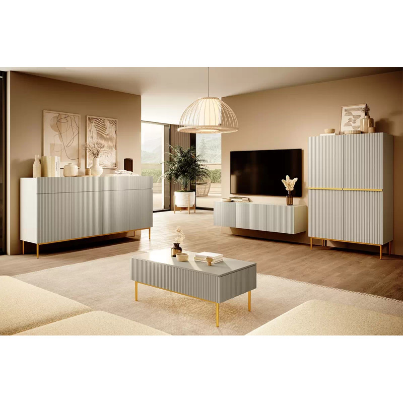 Kredens z szufladami Nicole Meble Bogart kaszmir