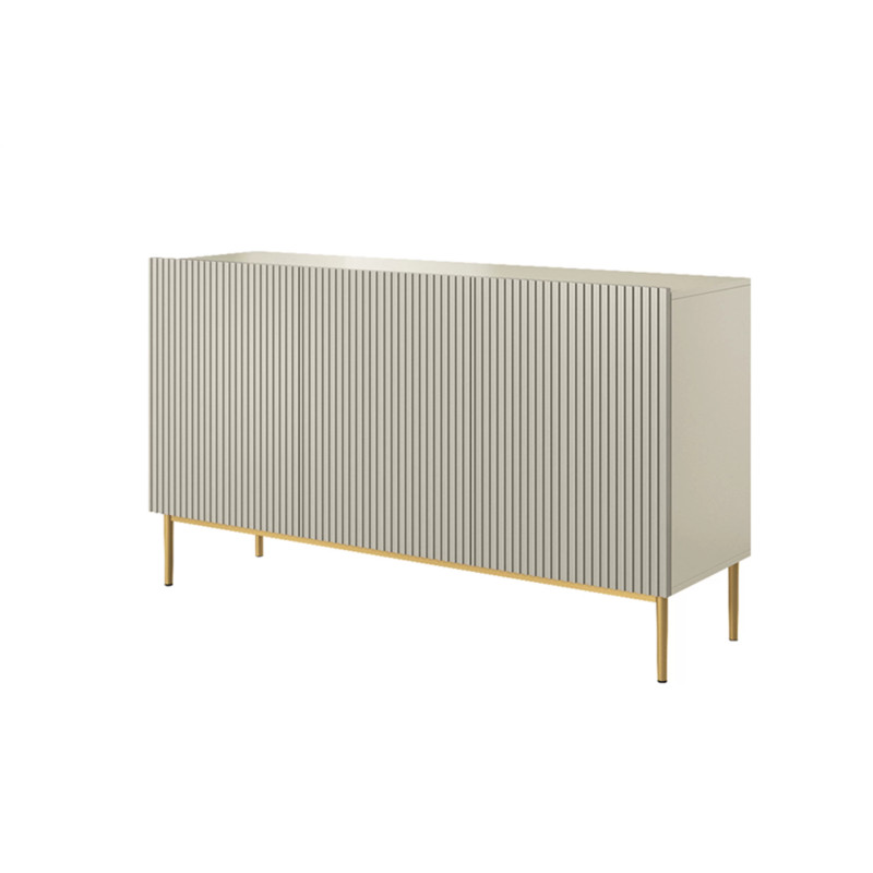 Trzydrzwiowa komoda Nicole 150 Meble Bogart kaszmir Trzydrzwiowa komoda Nicole 150 Meble Bogart kaszmir