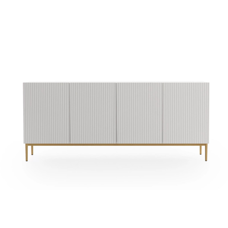 Czterodrzwiowa komoda Nicole 200 Meble Bogart biała