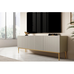 Zamknięta szafka RTV Nicole 150 Meble Bogart kaszmir