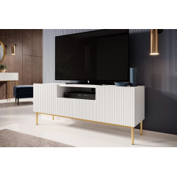 Szafka RTV z wnęką Nicole 150 Meble Bogart biała