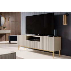 Szafka RTV z wnęką Nicole 150 Meble Bogart kaszmir