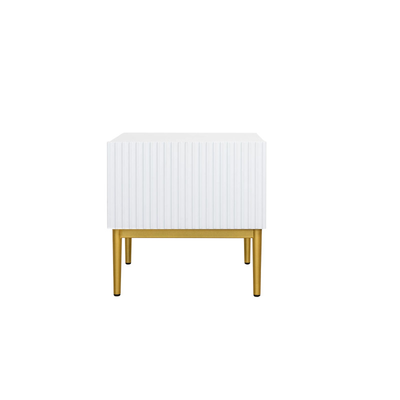 Zestaw szafek nocnych Nicole Meble Bogart białe