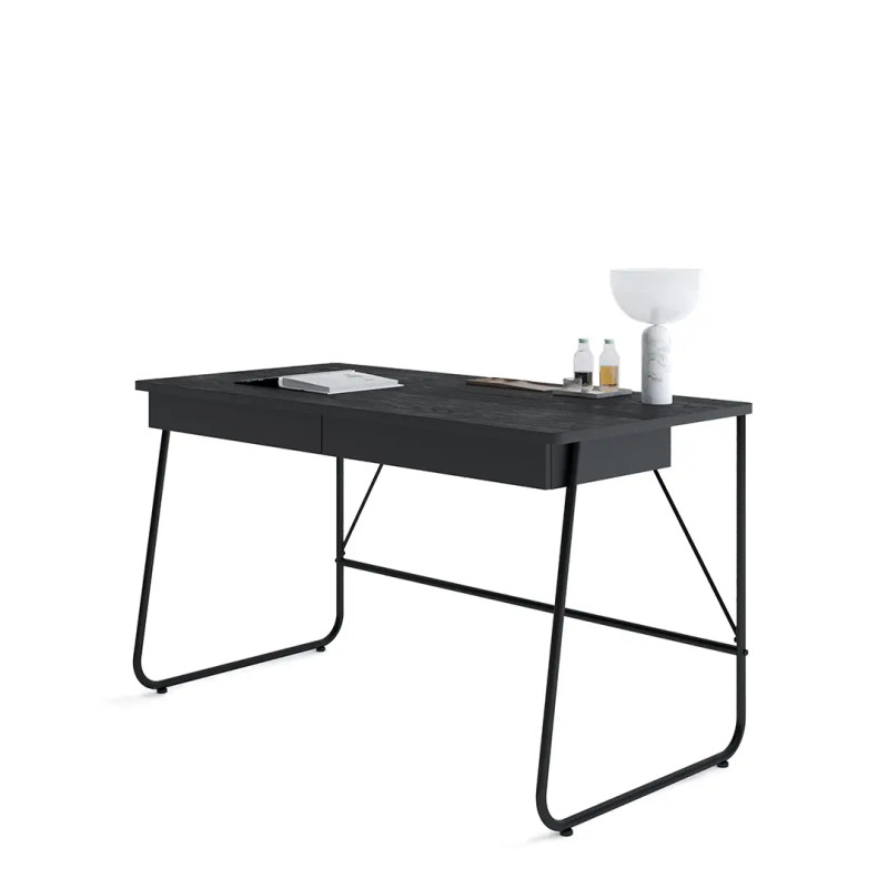 Nowoczesne biurko Match MB-01 Lenart czarne