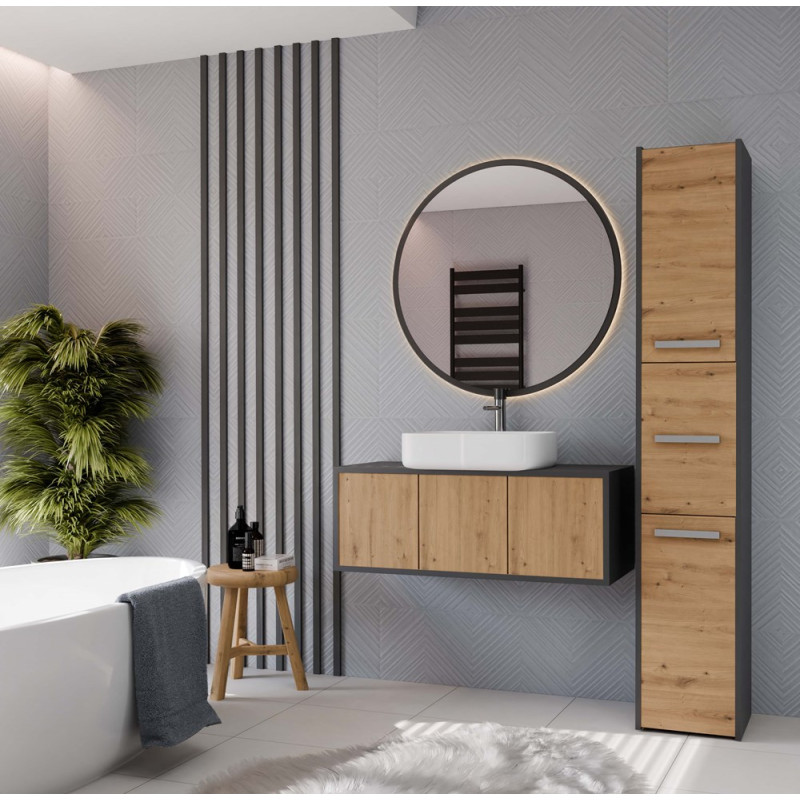 Słupek Łazienkowy Sara S33 Antracyt Artisan