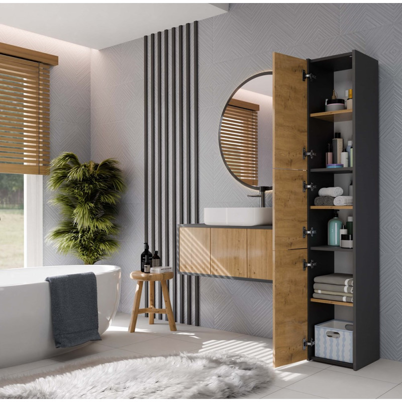 Słupek Łazienkowy Sara S33 Antracyt Artisan