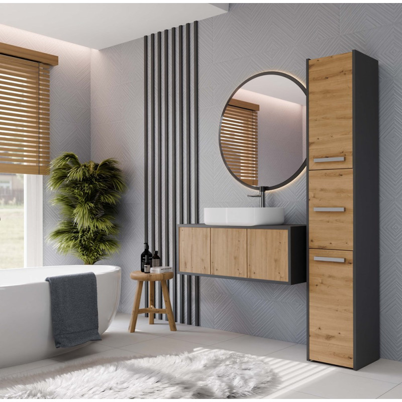 Słupek Łazienkowy Sara S33 Antracyt Artisan