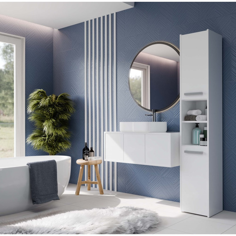 Słupek Łazienkowy Sara S33 Biały