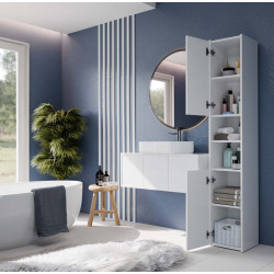 Słupek Łazienkowy Sara S33 Biały