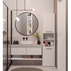 Słupek Łazienkowy Sara S40 Biały