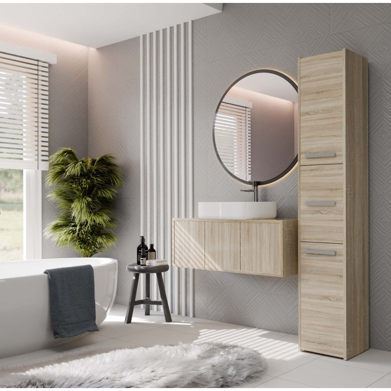 Słupek Łazienkowy Sara S33 Sonoma