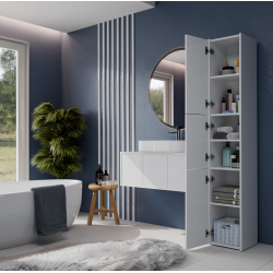 Słupek Łazienkowy Sara S33 Biały