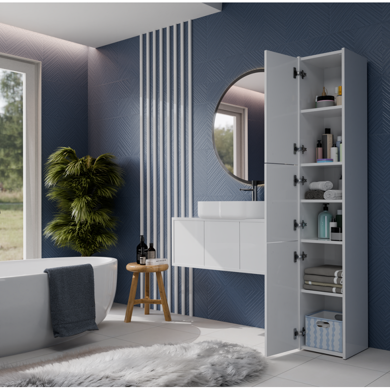 Słupek Łazienkowy Sara S33 Biały