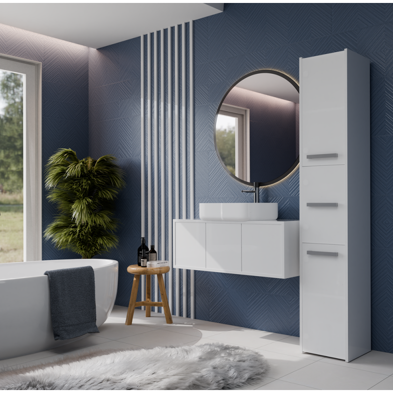 Słupek Łazienkowy Sara S33 Biały