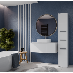 Słupek Łazienkowy Sara S33 Biały