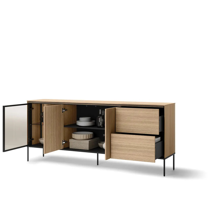 Komoda pod telewizor Visso VI6DL Lenart Meble Kolekcja Visso