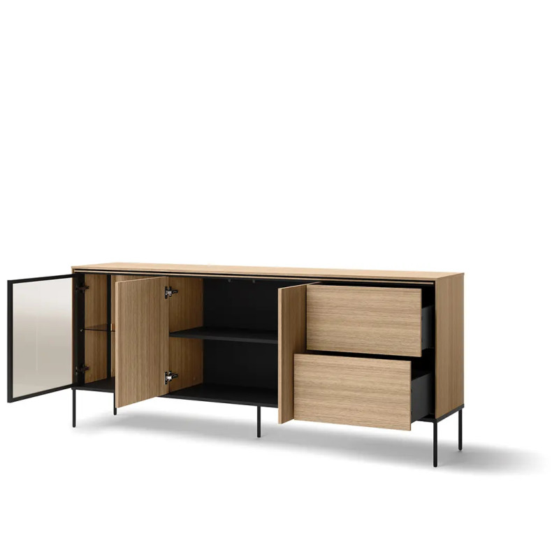 Komoda pod telewizor Visso VI6DL Lenart Meble Kolekcja Visso