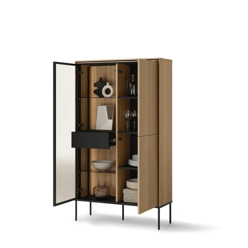 Witryna podświetlana Visso VI1DL Lenart Meble Kolekcja Visso