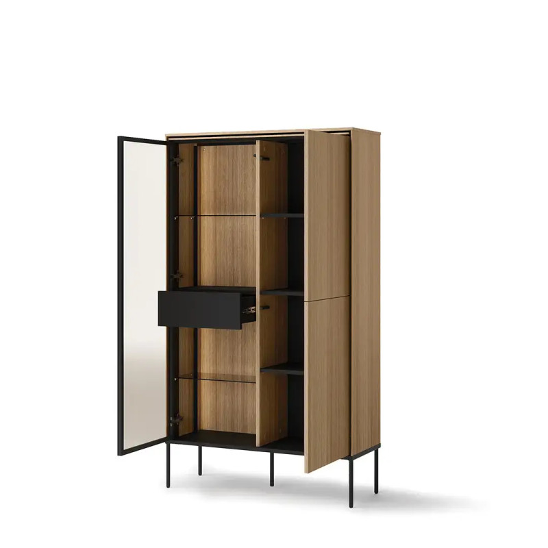 Witryna podświetlana Visso VI1DL Lenart Meble Kolekcja Visso