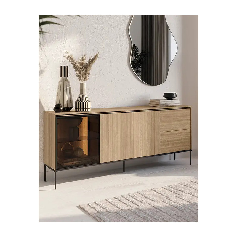 Komoda pod telewizor Visso VI6DL Lenart Meble Kolekcja Visso